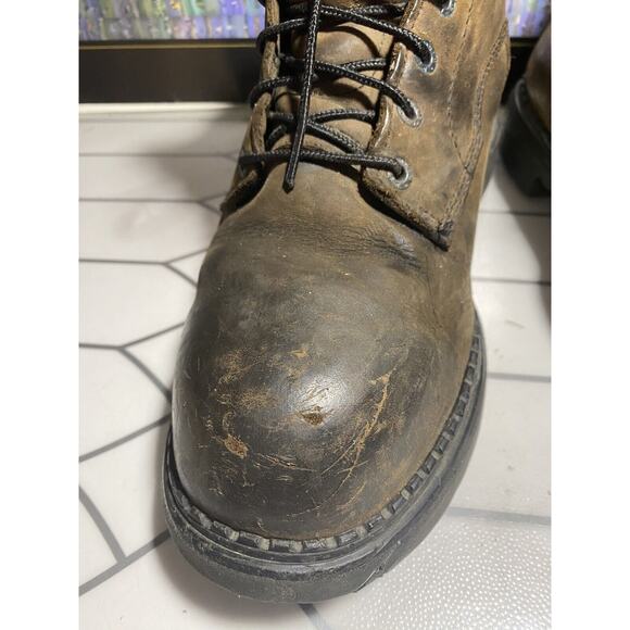 Red Wing 2206 Men\'s Size 10.5 H Brown Leather Steel Toe Waterproof Work Boots main image 12